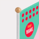 Wooden-Table-Flag-Detail