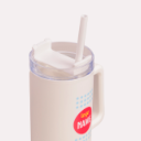 Tumbler-White-Transparent-Top-Beige